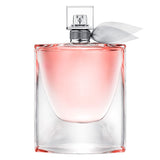 frasco Perfume Feminino Lancome La Vie Eau de Soleil Cristal Eau de Parfum frente fundo branco