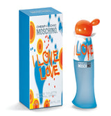 frasco Perfume Feminino Moschino Love Love Eau de Toilette detalhe lateral