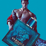 frasco Perfume Masculino Versace Eros Eau de Toilette embalagem caixa original