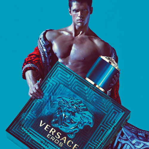 frasco Perfume Masculino Versace Eros Eau de Toilette embalagem caixa original