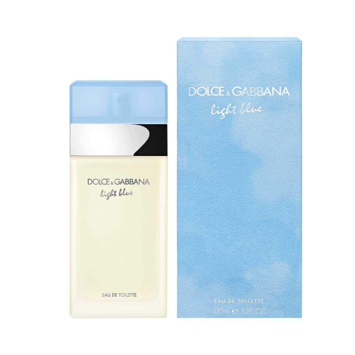 frasco Perfume Feminino Dolce & Gabbana Light Blue Eau de Toilette detalhe lateral