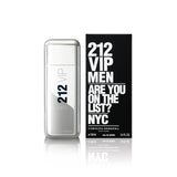 frasco Perfume Masculino Carolina Herrera 212 Vip Men Eau de Toilette detalhe lateral