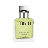 frasco Perfume Masculino Calvin Klein Eternity For Men Eau de Toilette frente fundo branco