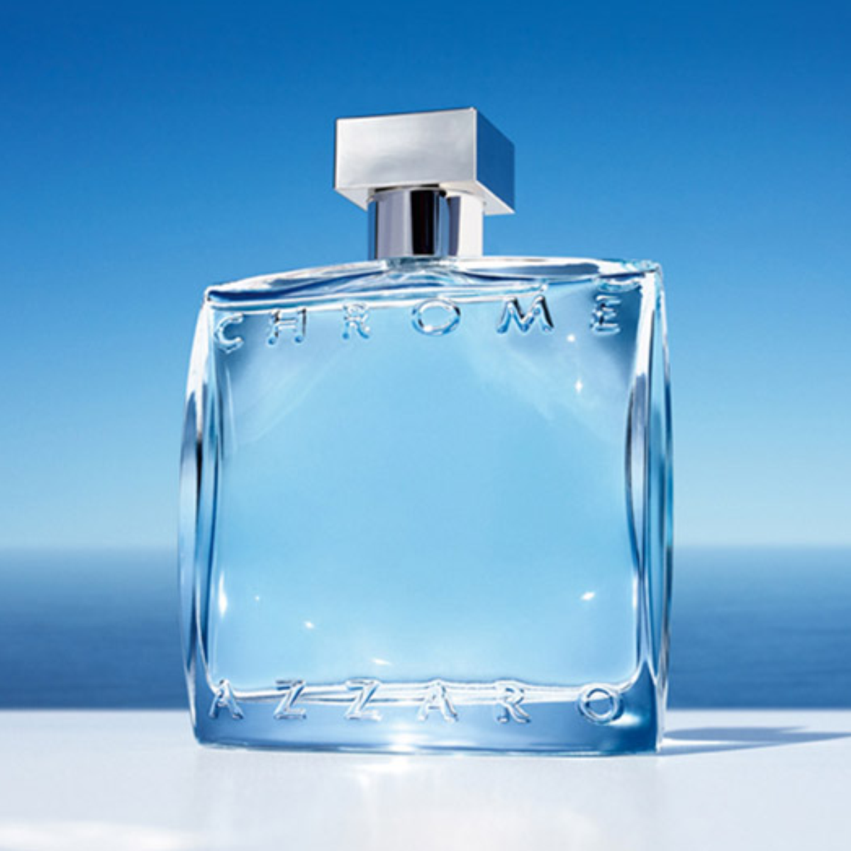 frasco Perfume Masculino Azzaro Chrome Eau de Toilette embalagem caixa original