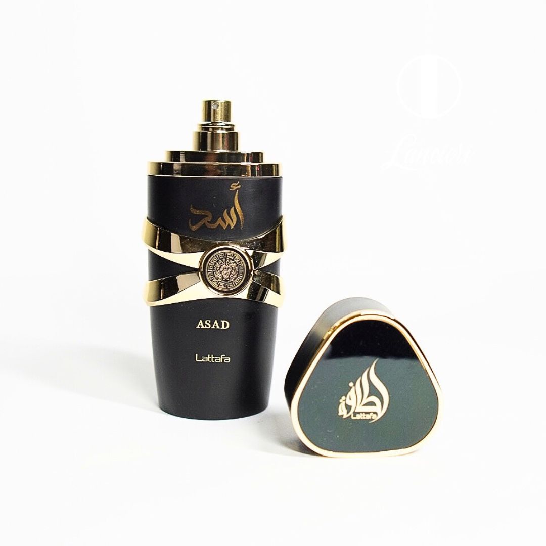 frasco Perfume Lattafa Asad Masculino Eau de Parfum frasco amplo