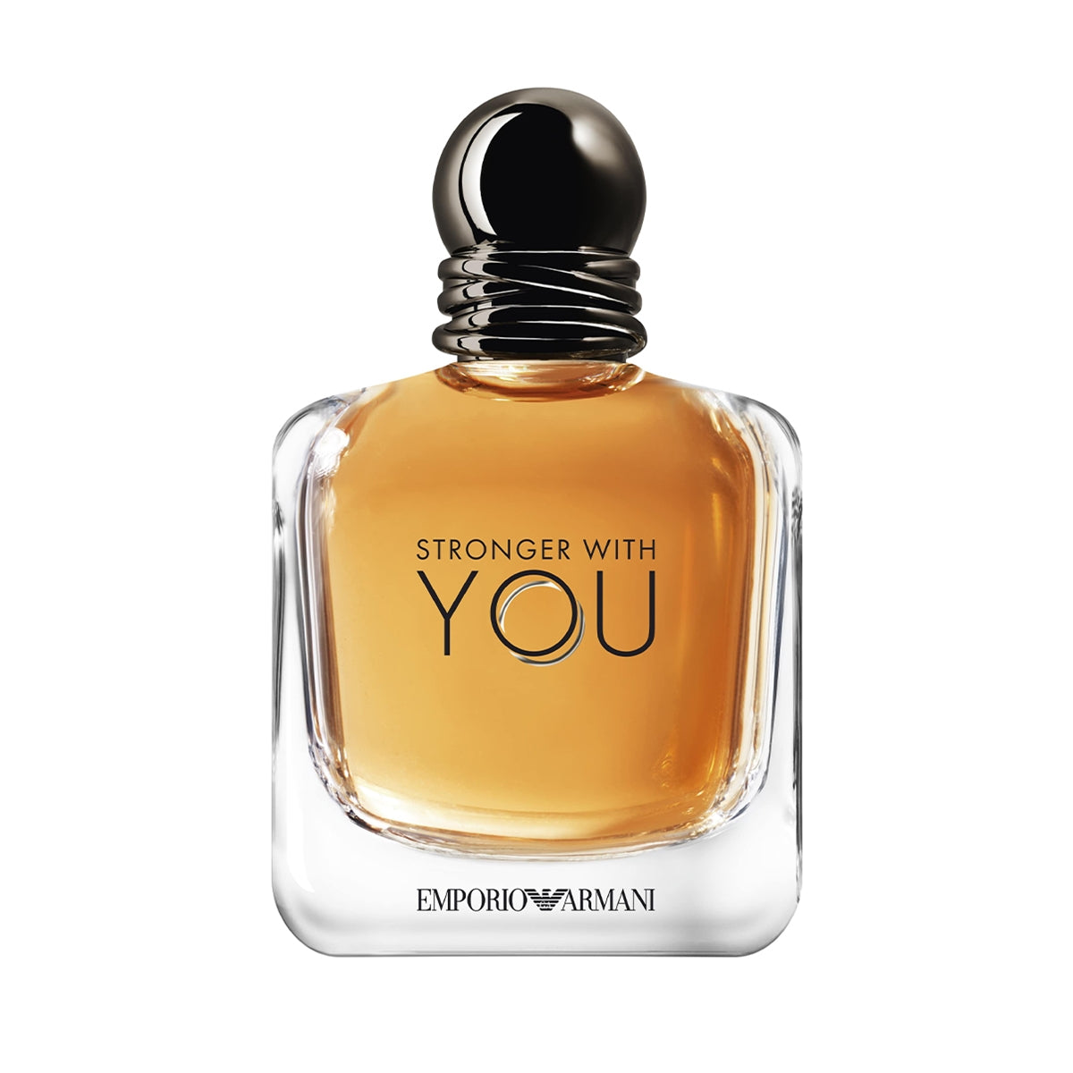 frasco Perfume Masculino Emporio Armani Stronger With You Eau de Toilette detalhe lateral