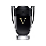 frasco Perfume Masculino Paco Rabanne Invictus Victory Eau de Parfum frente fundo branco