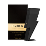 frasco Perfume Masculino Carolina Herrera Bad Boy Eau de Toilette detalhe lateral