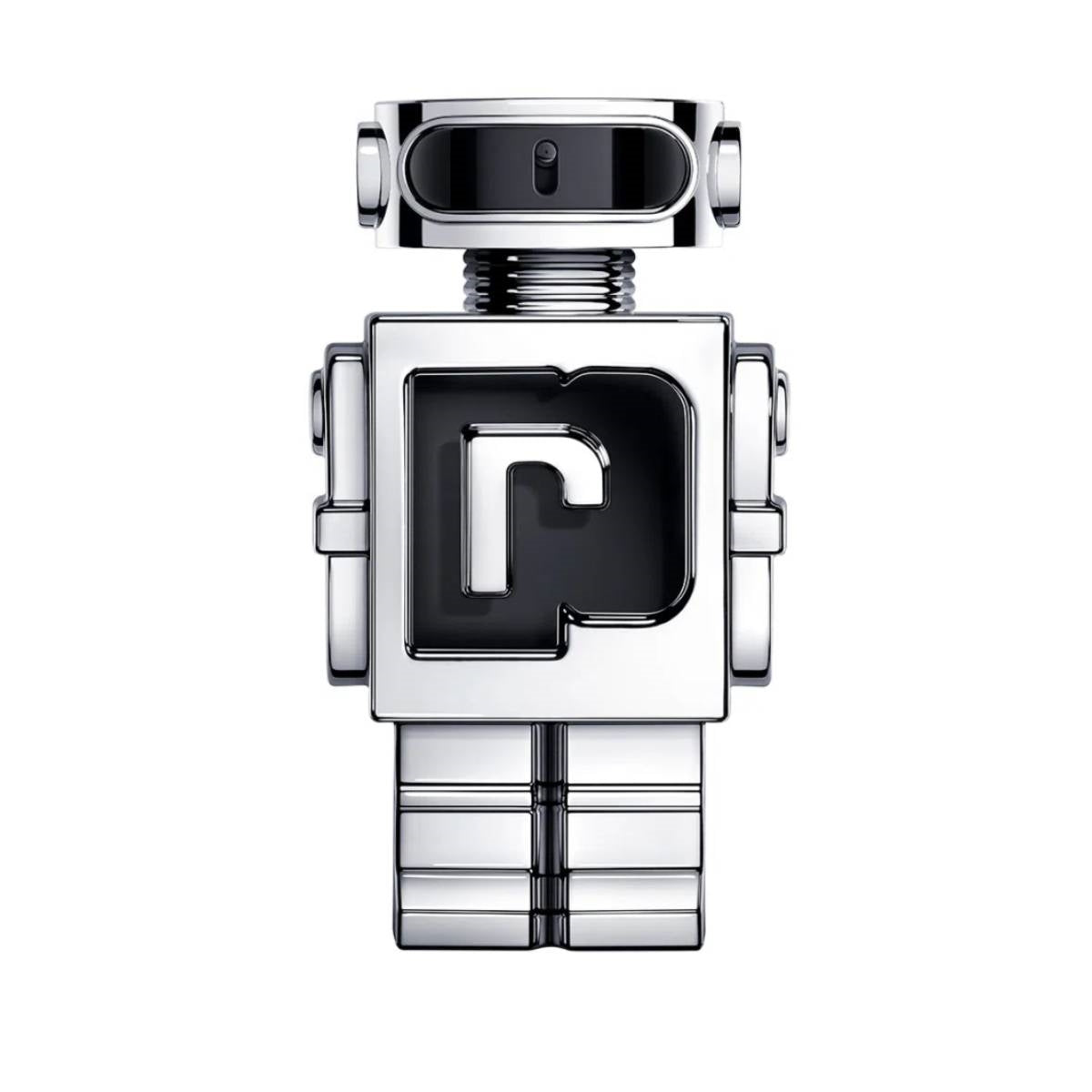 frasco Perfume Masculino Paco Rabanne Phantom Eau de Toilette frente fundo branco
