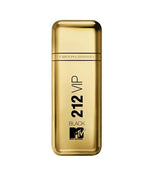 frasco Perfume Masculino Carolina Herrera 212 Vip Black Mtv Eau de Parfum frente fundo branco