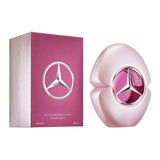 frasco Perfume Feminino Mercedes BenzWoman Eau de Parfum detalhe lateral