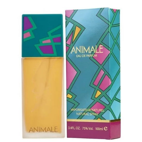 frasco Perfume Feminino Animale Eau de Parfum detalhe lateral