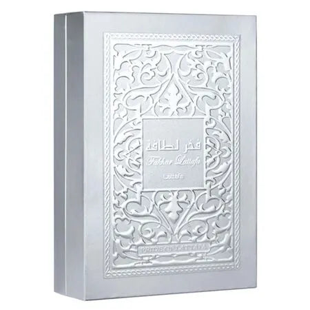 frasco Perfume Lattafa Fakhar Platin Eua de Parfum 100Ml embalagem caixa original