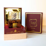 frasco Perfume Lattafa Khamrah Dukhan Unissex Eau de Parfum embalagem caixa original