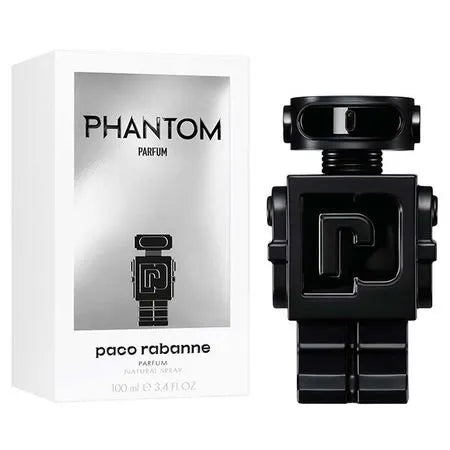 frasco Perfume Masculino Paco Rabanne Phantom Parfum detalhe lateral