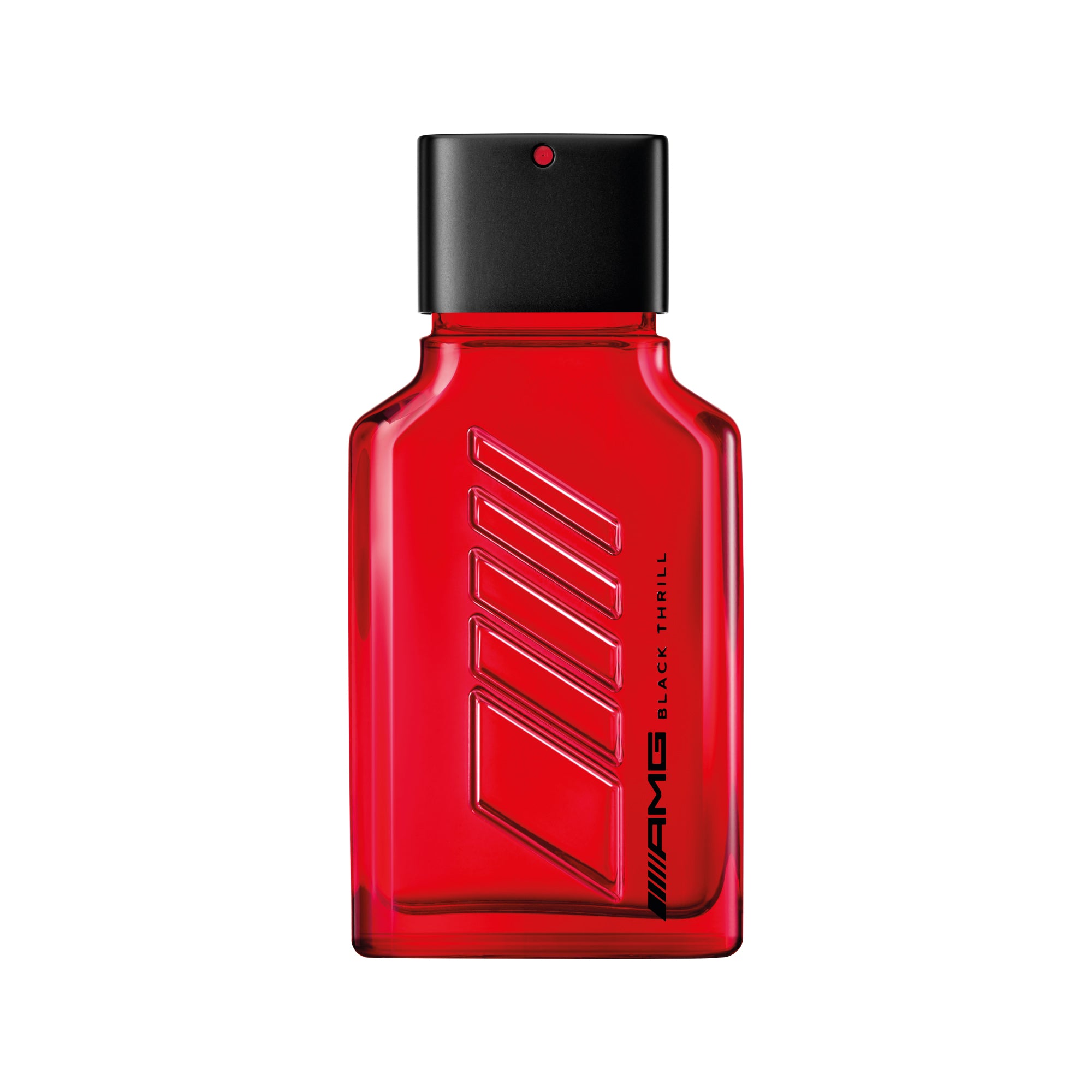 frasco Perfume Masculino Mercedes Benz Amg Black Thrill Eau de Parfum embalagem caixa original