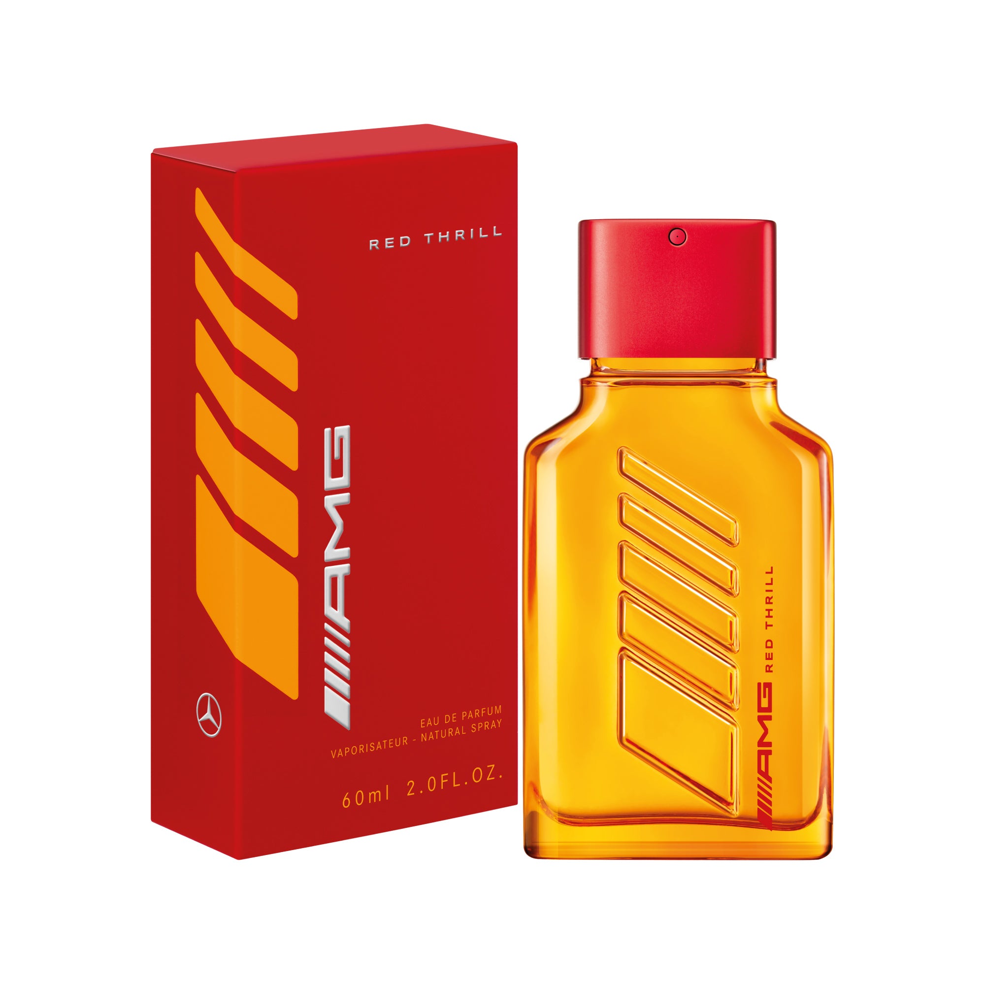frasco Perfume Masculino Mercedes Benz Amg Red Thrill Eau de Parfum frasco amplo