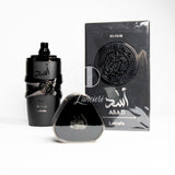 frasco Perfume Lattafa Asad Elixir Masculino embalagem caixa original