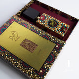 frasco Perfume Lattafa Ajwad Unissex Eau de Parfum detalhe lateral