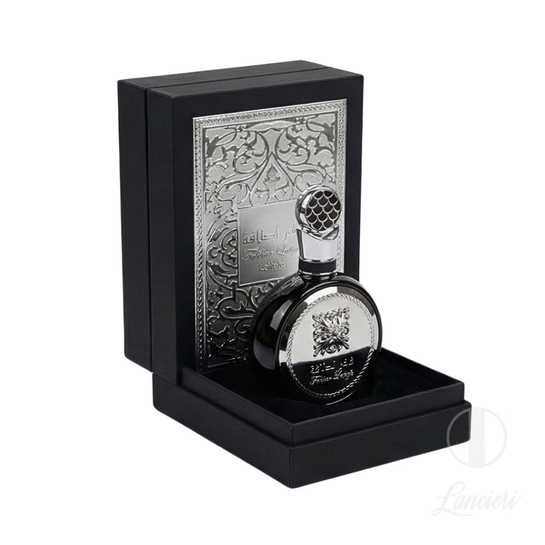 frasco Lattafa Fakhar For Men EDP - 100Ml detalhe do frasco