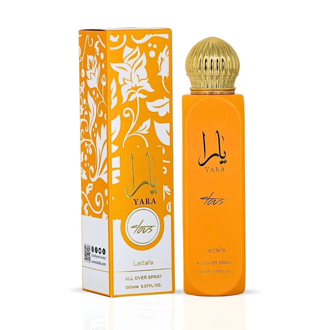 frasco Lattafa Yara Tous All Over Spray 150Ml frasco amplo