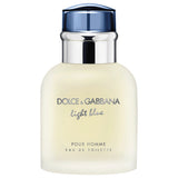 frasco Perfume Masculino Dolce & Gabbana Light Blue Eau de Toilette frente fundo branco
