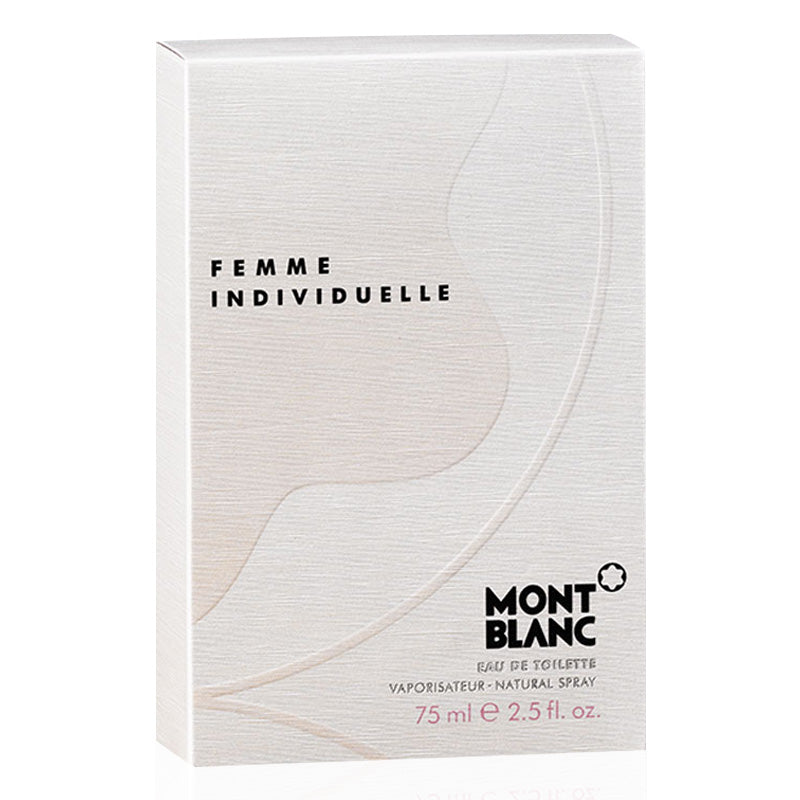 frasco Perfume Feminino Mont Blanc Individuelle Eau de Toilette embalagem caixa original