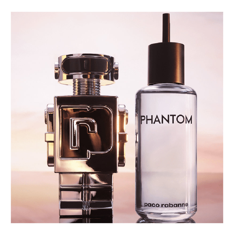frasco Refil de Perfume Masculino Paco Rabanne Phantom Eau de Toilette embalagem caixa original