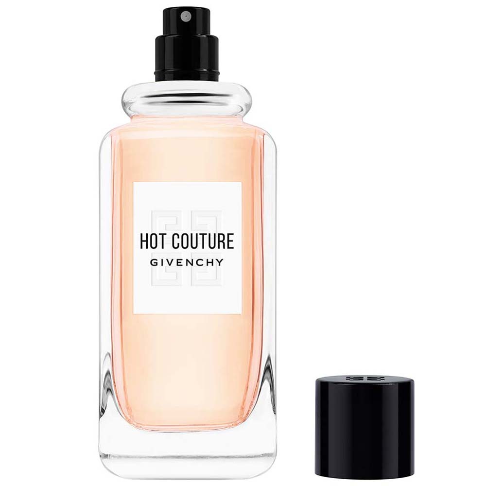 frasco Perfume Feminino Givenchy Hot Couture Eau de Parfum frente fundo branco