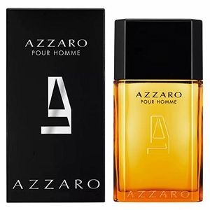 frasco Perfume Masculino Azzaro Pour Homme Eau de Toilette detalhe lateral