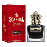 frasco Perfume Masculino Jean Paul Scandal Le Parfum Eau de Parfum detalhe lateral