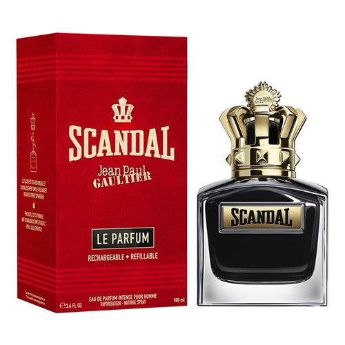 frasco Perfume Masculino Jean Paul Scandal Le Parfum Eau de Parfum detalhe lateral