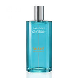 frasco Perfume Masculino Davidoff Cool Water Wave Eau de Toilette frente fundo branco