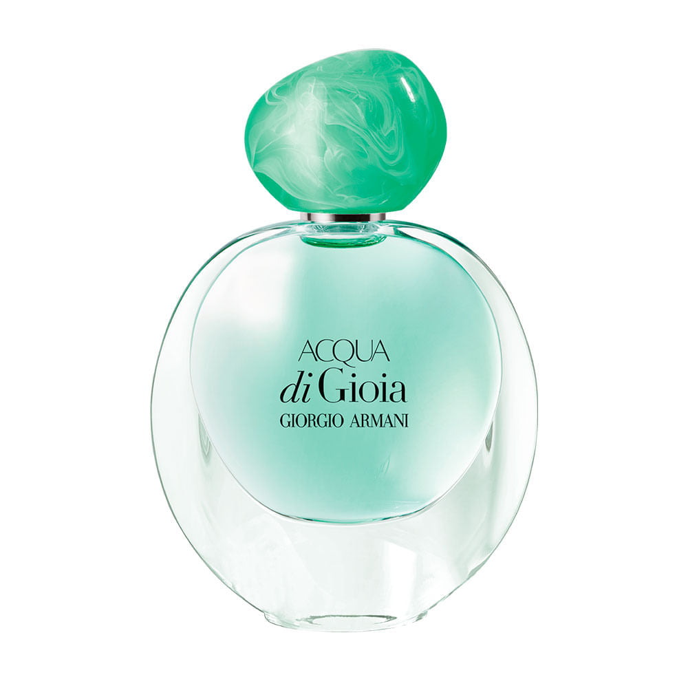 frasco Perfume Feminino Giorgio Armani Acqua Di Gioia Eau de Parfum frente fundo branco