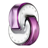 frasco Perfume Feminino Bvlgari Omnia Amethyste Eau de Toilette frente fundo branco