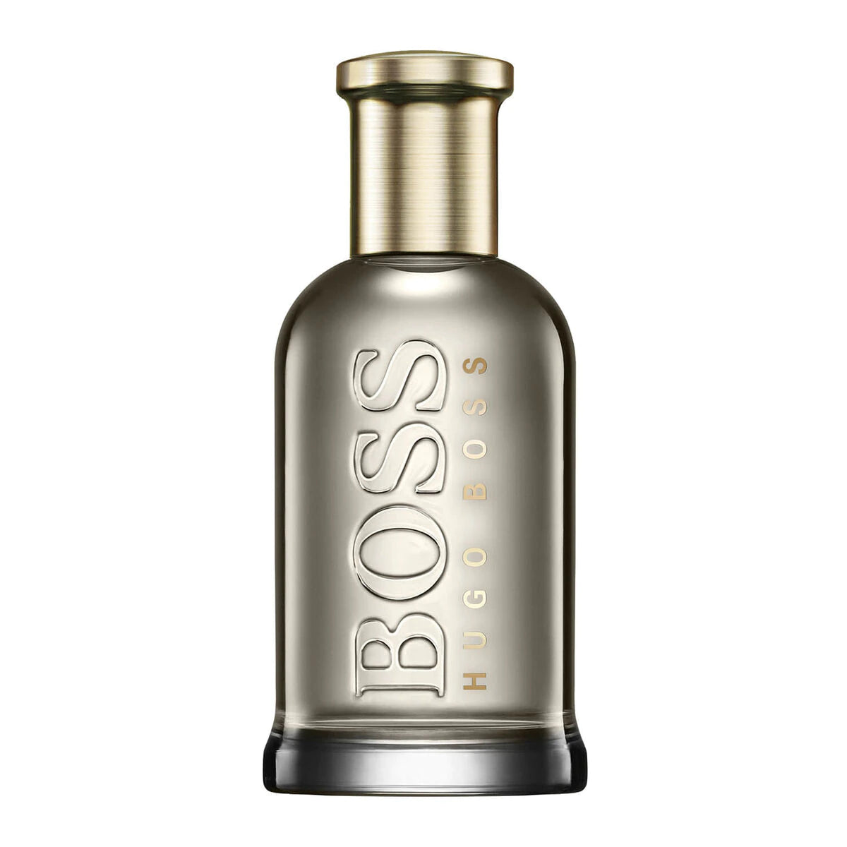 frasco Perfume Masculino Hugo Boss Bottled Eau de Parfum frente fundo branco