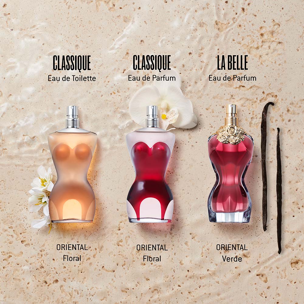 frasco Perfume Feminino Jean Paul Gaultier Classique Eau de Toilette frasco amplo