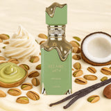 frasco Lattafa Eclaire Pistache EDP frasco amplo