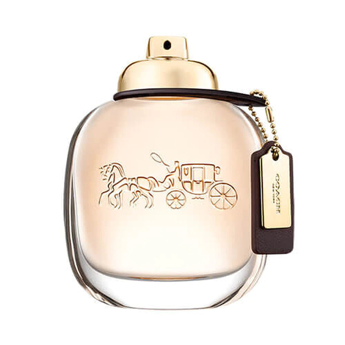 frasco Perfume Feminino Coach Woman Eau de Parfum frente fundo branco