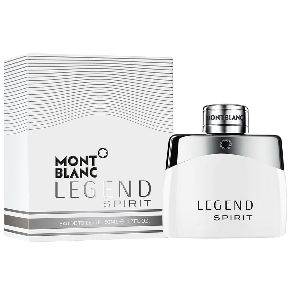 frasco Perfume Masculino Mont Blanc Legend Spirit Eau de Toilette embalagem caixa original