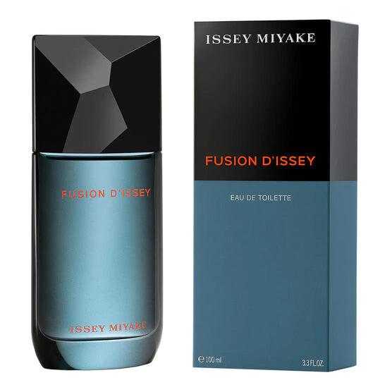 frasco Perfume Masculino Issey Miyake Fusion D'Issey Eau de Toilette detalhe lateral