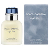 frasco Perfume Masculino Dolce & Gabbana Light Blue Eau de Toilette detalhe lateral