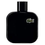 frasco Perfume Masculino Lacoste L.12.12 Noir Eau de Toilette frente fundo branco