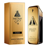 frasco Perfume Masculino Paco Rabanne One Million Elixir Intense Eau de Parfum detalhe lateral