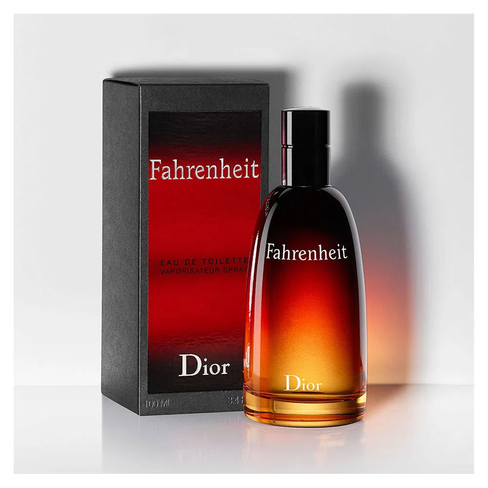 frasco Perfume Masculino Dior Fahrenheit Eau de Toilette detalhe lateral