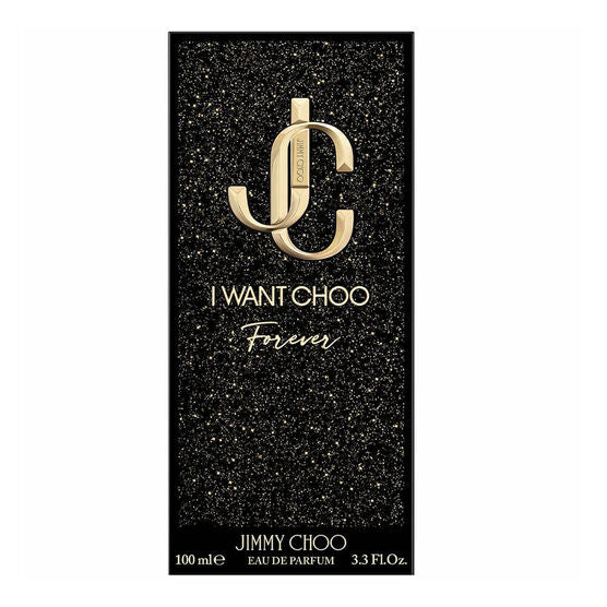 frasco Perfume Feminino Jimmy Choo I Want Choo Forever Eau de Parfum embalagem caixa original