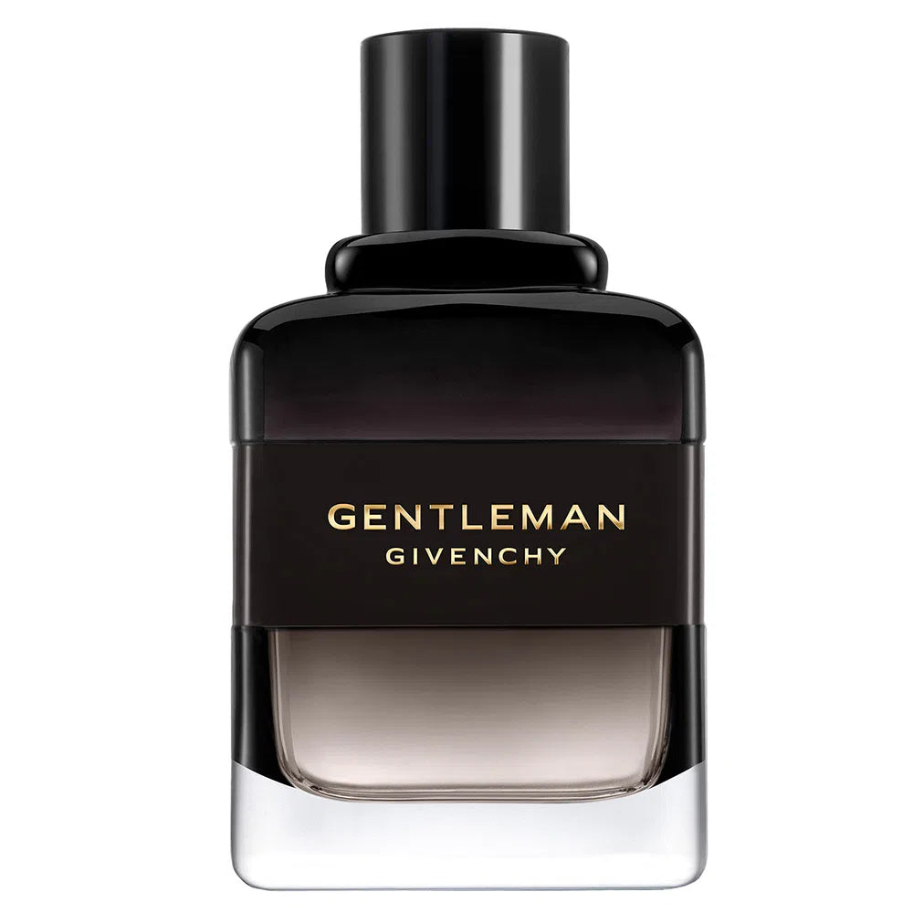 frasco Perfume Masculino Givenchy Gentleman Boisée Eau de Parfum frente fundo branco
