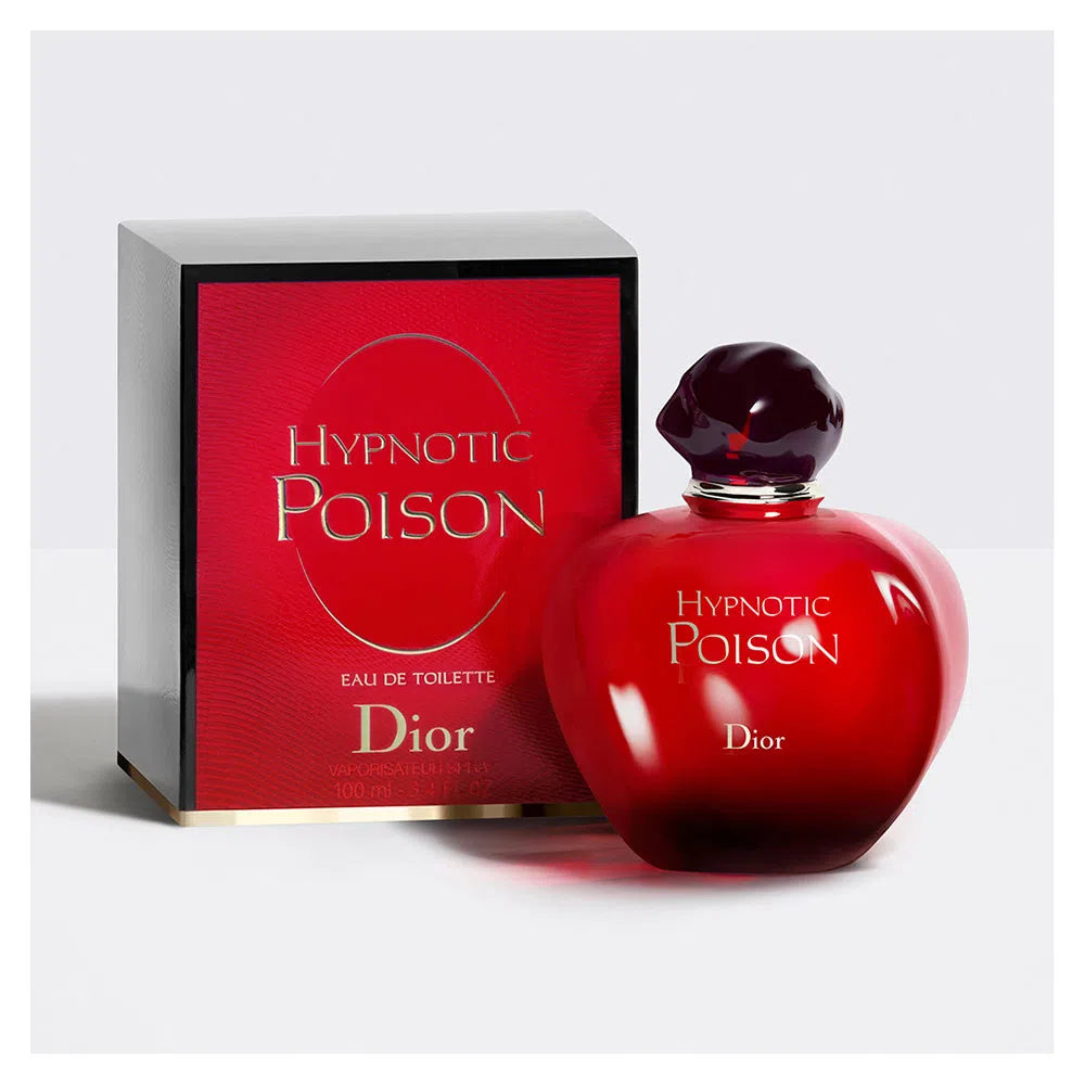 frasco Perfume Feminino Dior Hypnotic Poison Eau de Toilette detalhe lateral