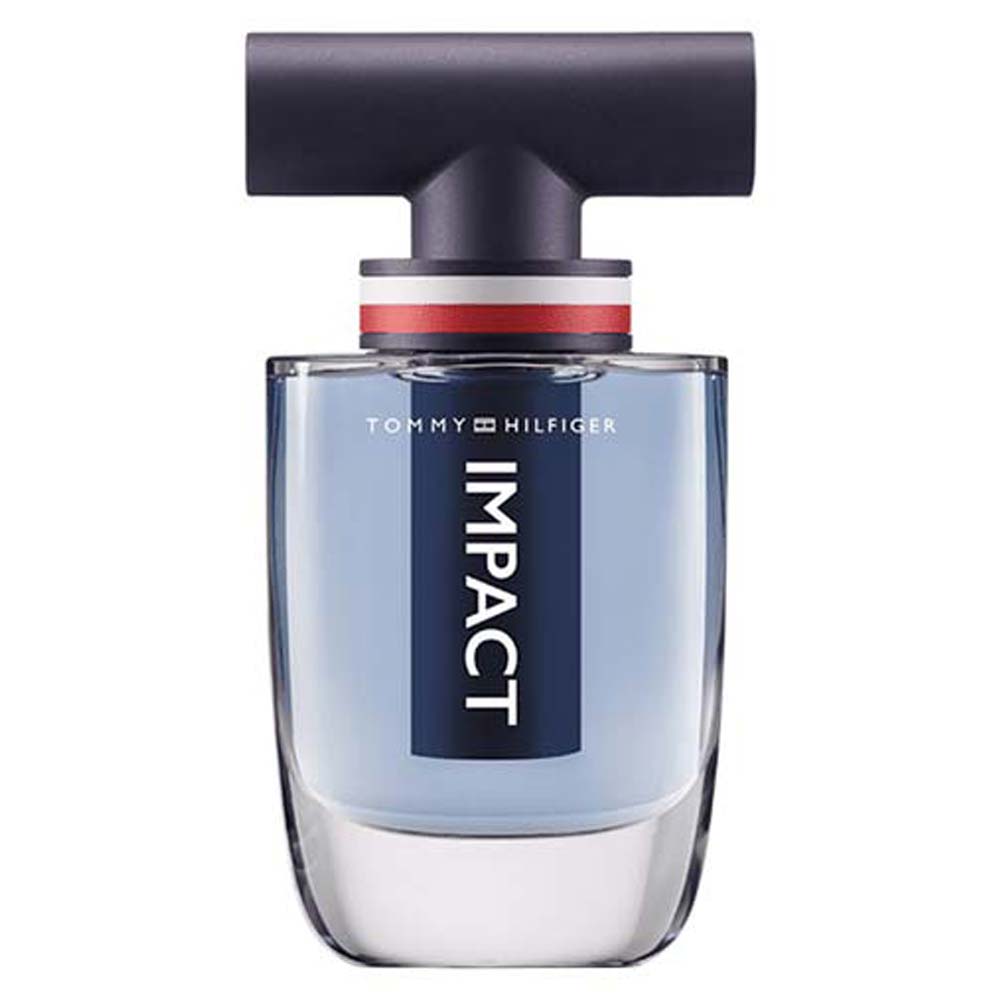 frasco Perfume Masculino Tommy Impact Eau de Toilette frente fundo branco