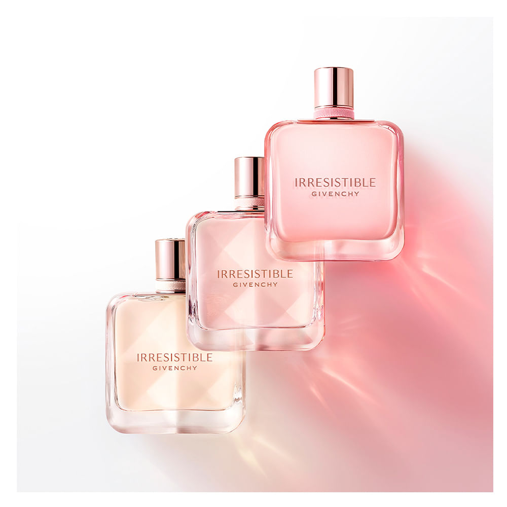 frasco Perfume Feminino Givenchy Irresistible Rose Velvet Eau de Parfum embalagem caixa original
